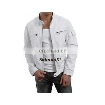 Mens leather Jacket selecting different pattern