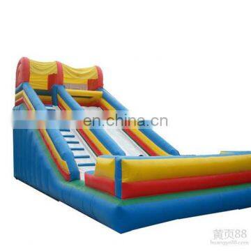 Commercial inflatable slide bouncer combo with house