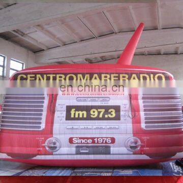 Custom giant promotion inflatable radio model