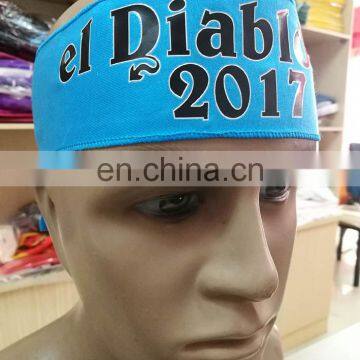 2017 El Diablo Run Game Headband Blue Color photo-2