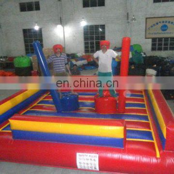 Inflatable jousting arena inflatable playing center equipment