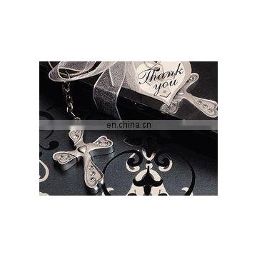 Blessed Events Cross Keychain Religious Favors