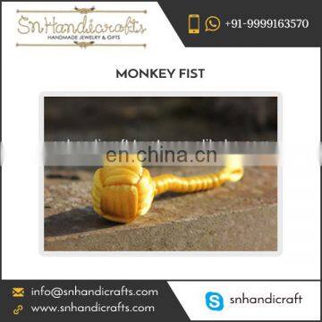 Reputed Manufacturer Supplying Excellent Finishig Knot Keychain Monkey Fist Selling