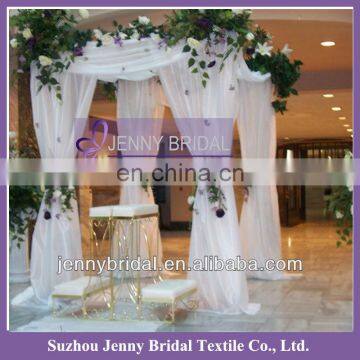 BCK016 2013 wedding chiffon and organza cheap wedding backdrops