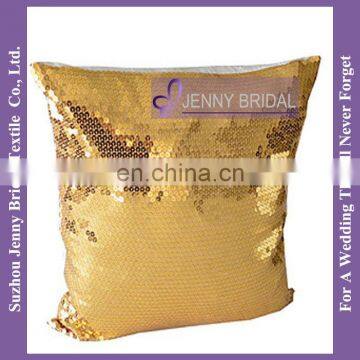 SQP007A indian gold sequin cushion wholesale decorative pillow covers