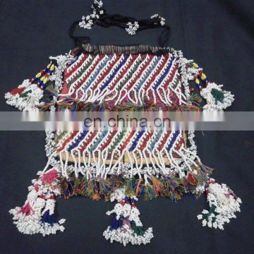 Tribal Kuchi Afghan Hand Embroidery Beaded Purse