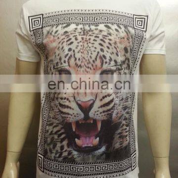 customized sublimated o neck t shirts-OEM fashion Sublimation o neck t-shirt with 100% polyester