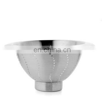 stainless steel colander and bowl