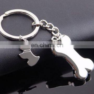 Dog Bone Metal Keychain 3D Zinc Alloy Promotional Gift photo-3