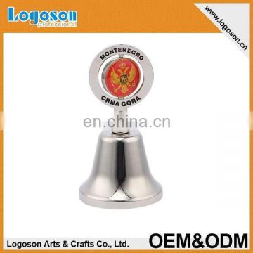 Hot sales gold color plated antique souvenir dinner bell