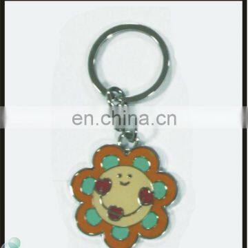 Charm Flower and Heart Shape Keyring for Girls photo-2