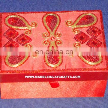 Zari Embroidery Decorative Gift Boxes