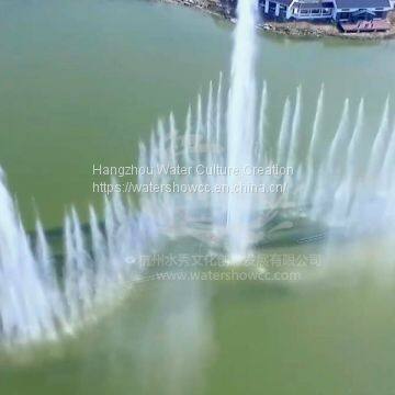 Fountain Show Musioc Dancing Fountian LED Show Fire Show in the Lake photo-2