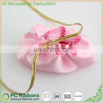 Pre-tied organza ribbon bow for gift packing