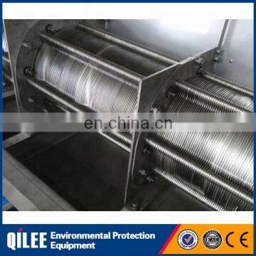 Small Footprint Electroplating Plant Wastewater Treatment Dewatering Screw Press photo-5