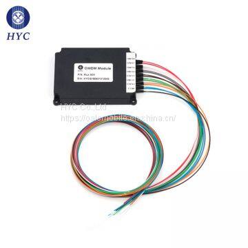 8 Channel Fiber Optic CWDM Module Mux/Demux ABS Box Type HYC Factory Supply
