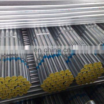 dn20 galvanized steel pipe BS1387  Grade 76mm diameter Hot DIP Galvanized ERW Steel Pipe