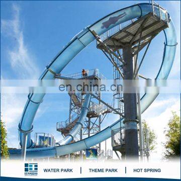 Hyaline/ Translucent Fiber Water Slide Equipment