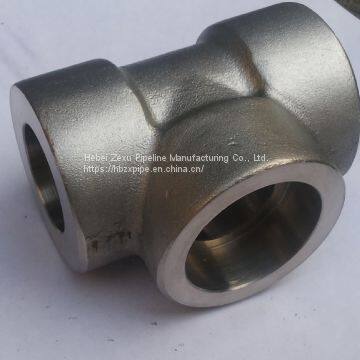 304L stainless steel socket tee