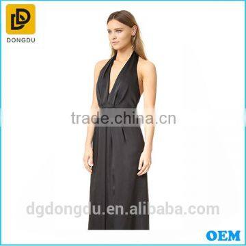 2016 NEW Evening Dress Western Party Dress Lady Sexy Deep V -halter Formal Dress photo-2