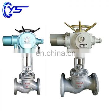 Alibaba Quality Supplier WCB body  Zero leakage  electric type globe valve