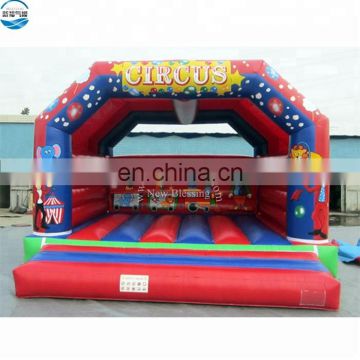 Circus Wagon Air Bouncer Clown Bouncy Castle Indoor Inflatable Clown Bouncers For Kids