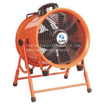 Portable Ventilator With a Stand Orange Portable Blower Portable Explosion Proof Fan Industrial Exhaust Fan photo-3