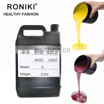 RONIKI Latest Fashion Color Fashion Nail Factory Raw Material Uv Gel 1 Kg