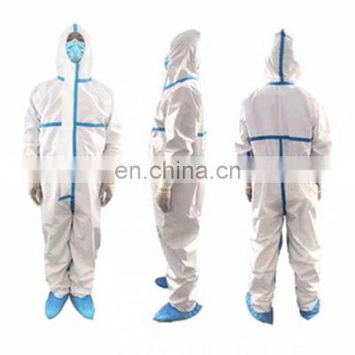 Anti Virus Ventilation clothing CE EN 14126 14605 13034 13982 CAT III Medical Disposable Protective Protection Suites Coveralls