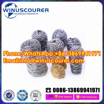 Kitchen cleaning dish scourer brass scourer