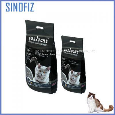 COZIE CAT/odor Control Bentonite Cat Litter/ball/1-3.5mm/unscented/with Carbon/8kg photo-5