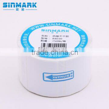 SINMARK high quality safety customizable blank sticker paper roll