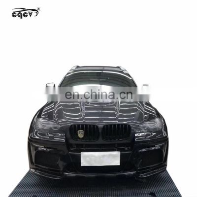 Beautiful HM style wide body kit for BMW X6 E71 front bumper rear bumper side skirts fender wing spoiler front lip rear lip