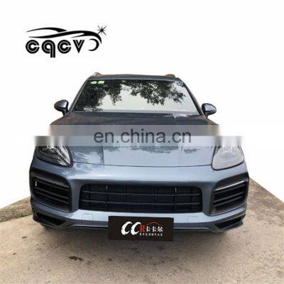 2018 newest modify body kit for porsche cayenne facelift auto tuning