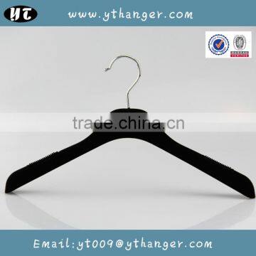 HA6943 flocked cover coat hanger velvet plastic clothes hanger                        
                                                                                Supplier's Choice