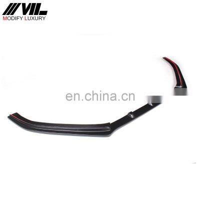 Front Bumper LIP Position Matt Black PU Polo Front Lip for VW Polo 2014Up