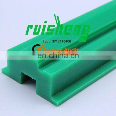 UHMW-PE plastic guide rail/Top level most popular plastic uhmwpe liner guide rail