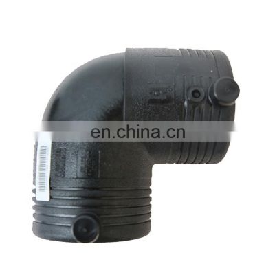 PE100 HDPE Electrofusion Fittings PE 90 Degree Elbow 50mm