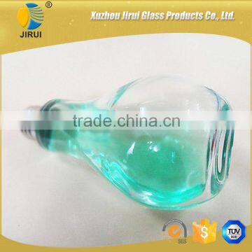 Lamp Shape Decorative Glass Bottle
