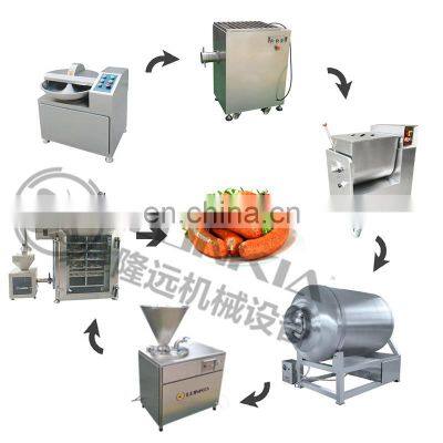 Commercial  Automatic Sausage Filling Machine Popular Sausage Production Line Sausage Filling Machine Stainless Steel