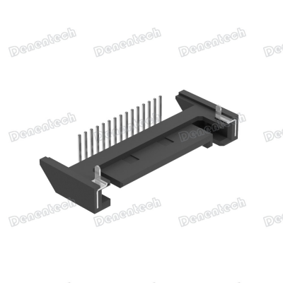 Denentech High quality SATA connector 15P Male Right Angle DIP With Peg