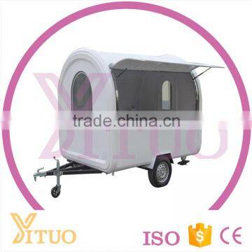 Hot Sale Food Vending Ice Cream Cart Manufacturer For Sale Fast Food Trailer