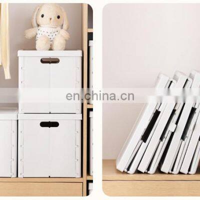 Customized Box Folding Plastic Stackable Rack Container Organizer Storage Bins Lids photo-4