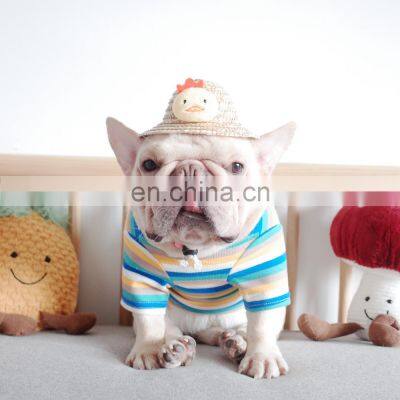 OEM Custom Logo Online Fashion Korean Summer Small Pet Designers Dog Clothes Luxury photo-2