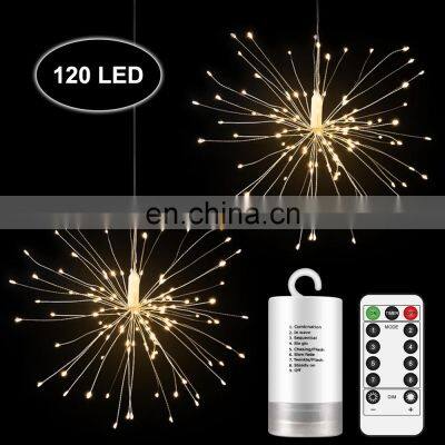 Amazon Outdoor Garden Dandelion Wedding Christmas Decoration Lighting Led Firework Light Led Starburst Sting Light