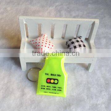 2016 Custom Made Printing Soft PVC Reflective Keychain / Reflective Keychain Light photo-4