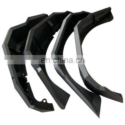 Shanghai Sanfu J342 Fender Flares Wholesalers 4x4 ABS High Quality Aluminum Alloy Fender Flare Fit For Jeep W rangler JK 07-17