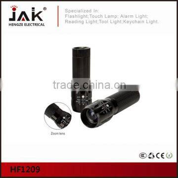 HF1209 1 W aluminium alloy mini led flashlight JAK Ninghai