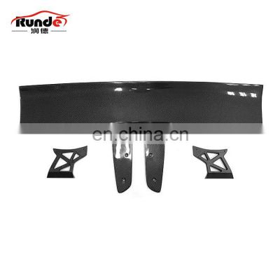 Runde Advanced  Carbon Fiber Rear Spoiler  For Bmw F80  F82 M3 M4 GTS Style   Carbon Fiber 2014-2019 Car Rear Wing