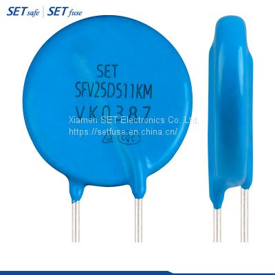 Sfv 25D M Series Zinc Oxide MOV Metal Oxide Varistor with RoHS & Reach Compliant Replace Littelfuse Epcos Bourns Panasonic Vishay